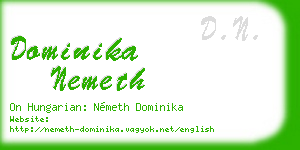 dominika nemeth business card